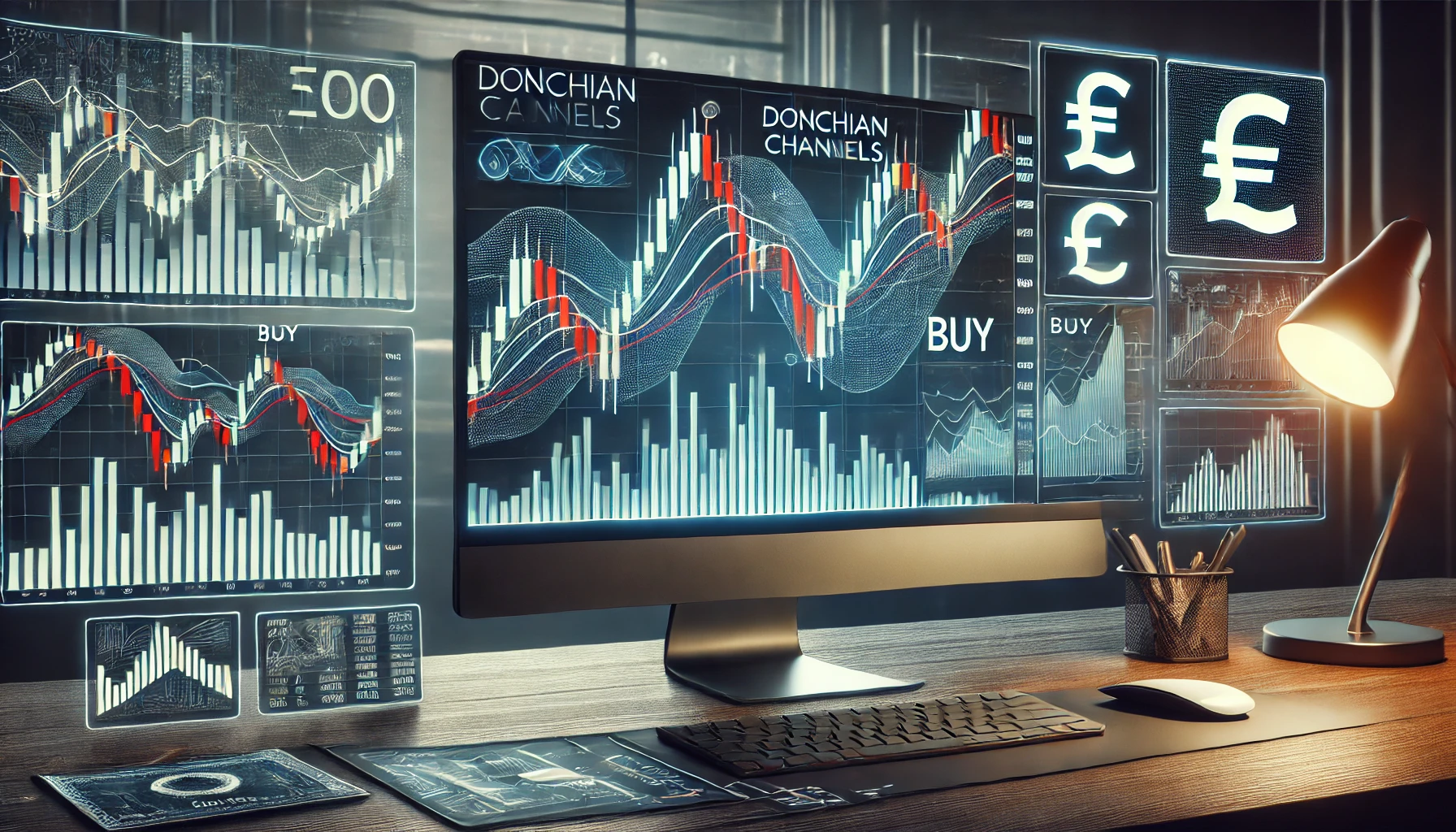 Donchian trading setup for Euro Pound