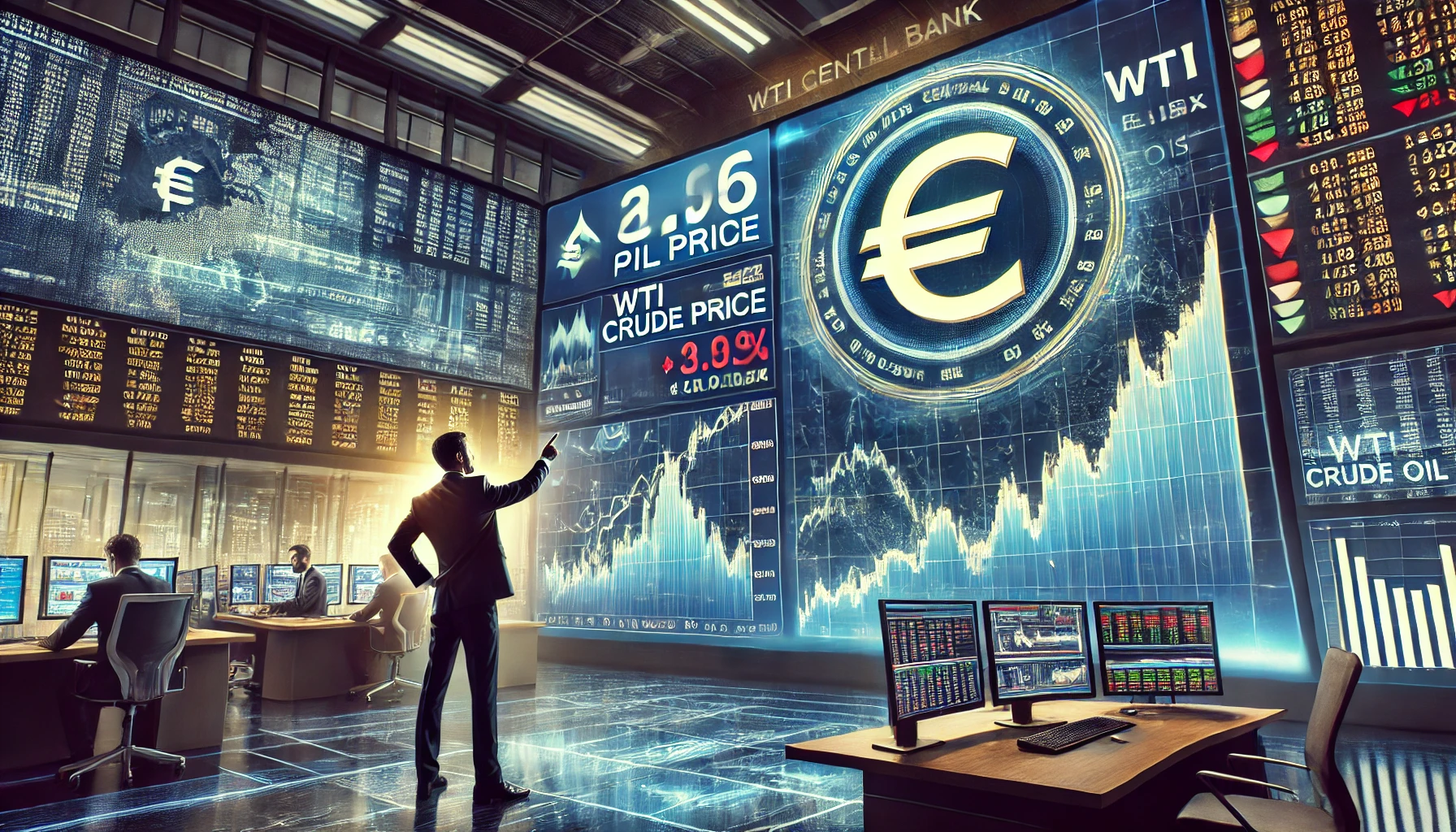 ECB policy and crude oil trading