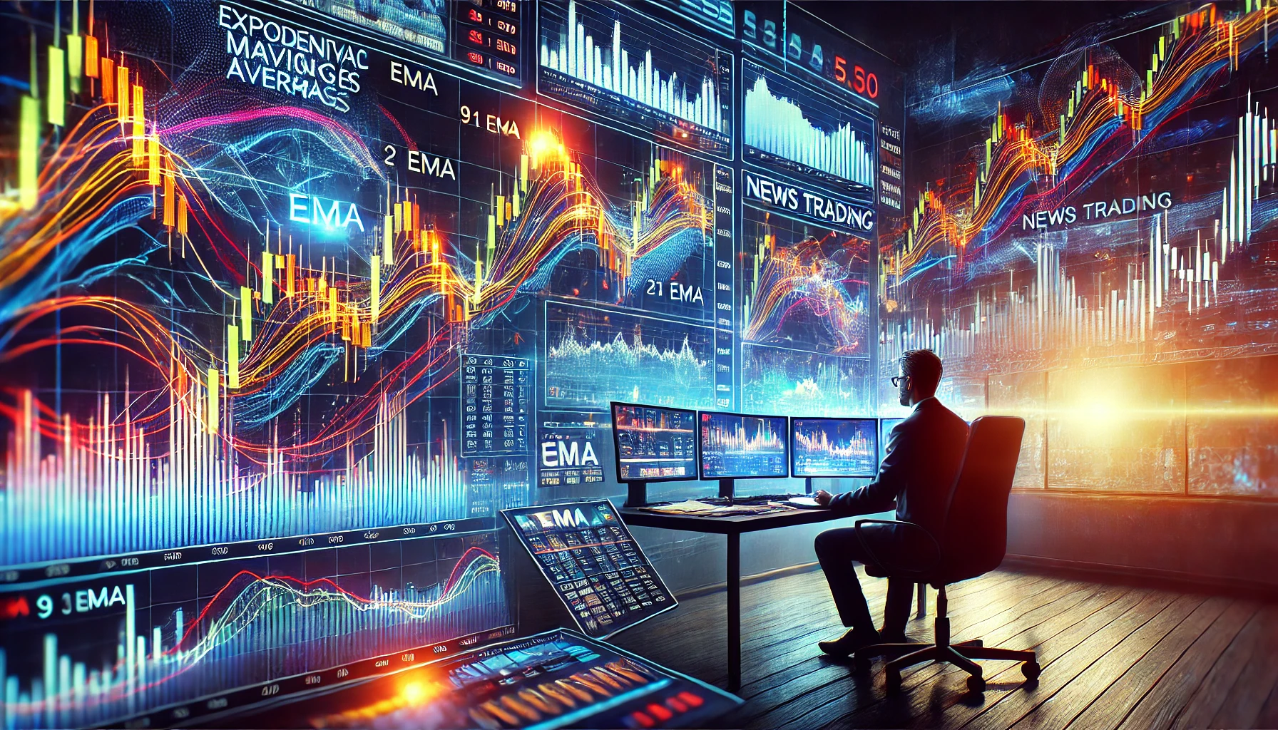 Exponential moving average trading method