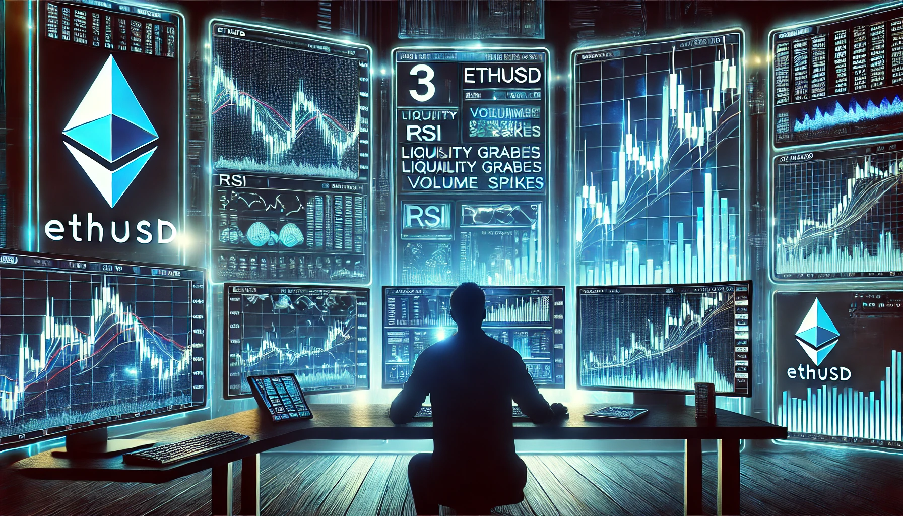 ETHUSD 1-hour technical analysis