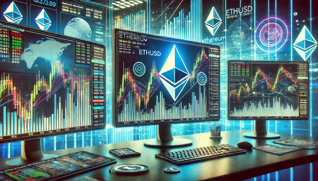 Ethereum bullish flag trading setup