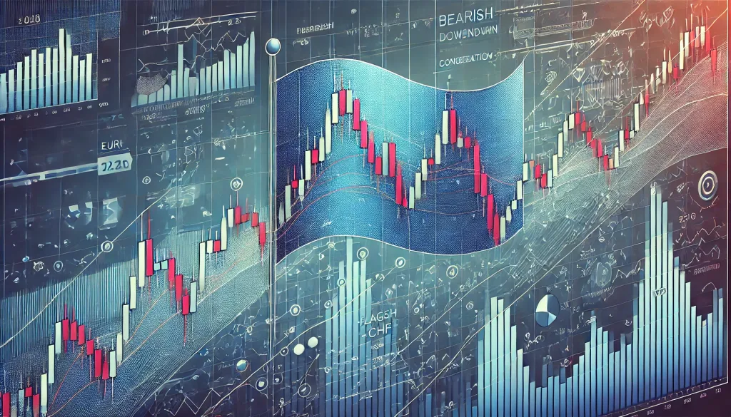Trading EUR/CHF bearish flags