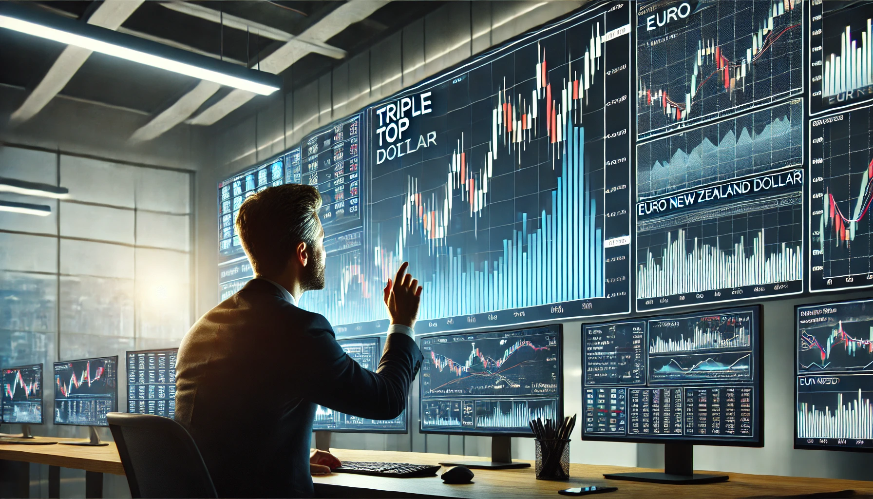 Triple top Forex strategy for EURNZD