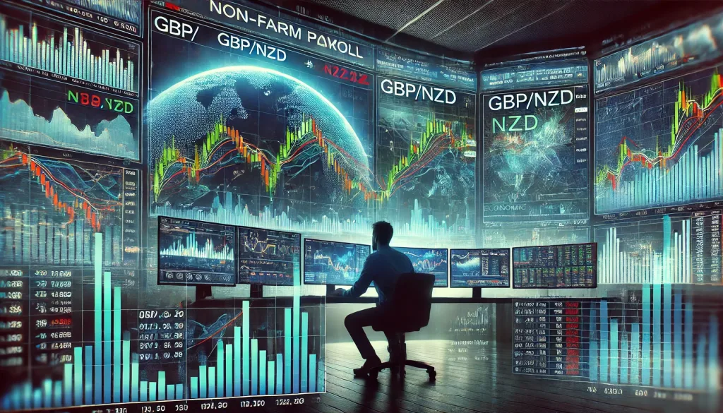 GBP/NZD trading during NFP