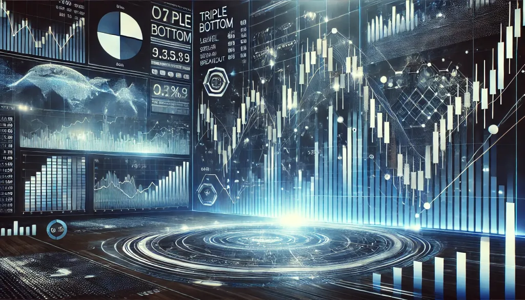 Forex trading with GDP and triple bottoms