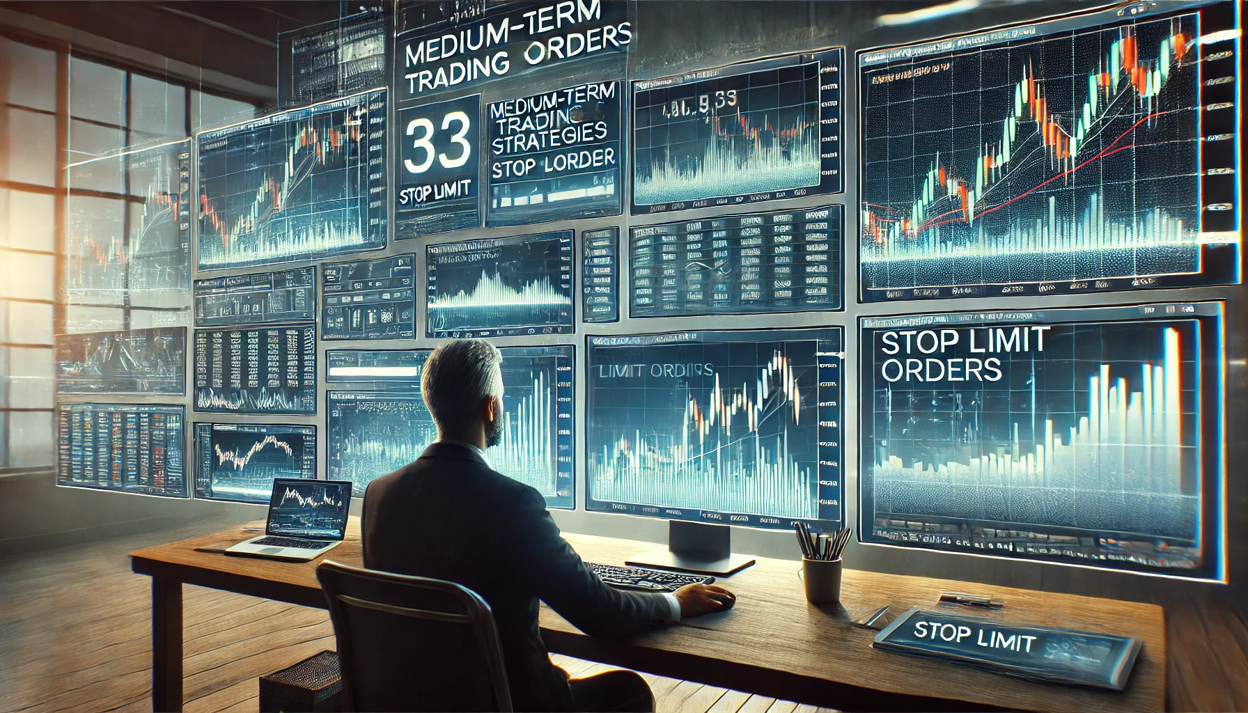 Using stop limit orders for medium-term success