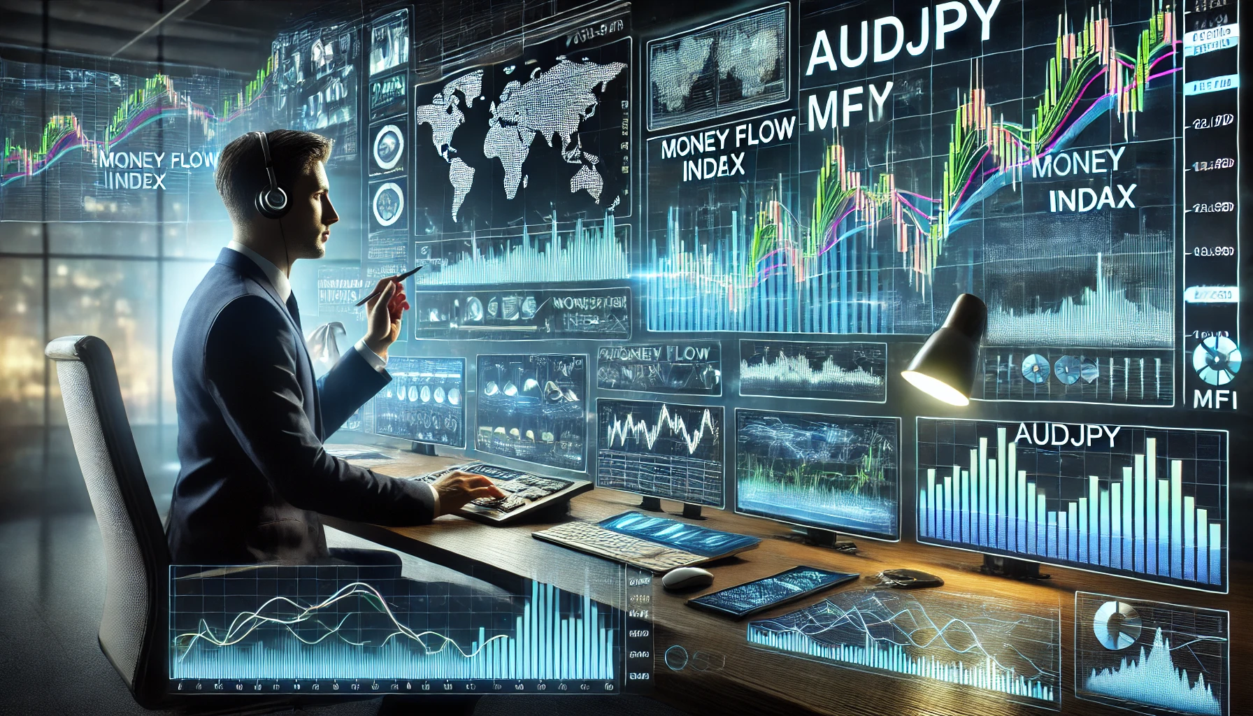 MFI trading technique for AUDJPY