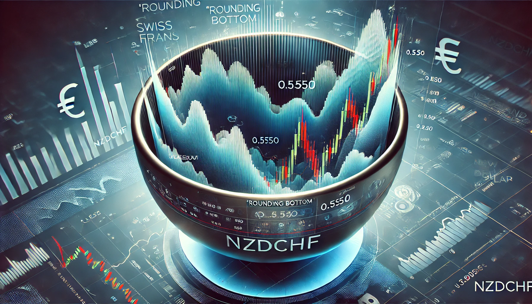 How to trade NZDCHF rounding bottom