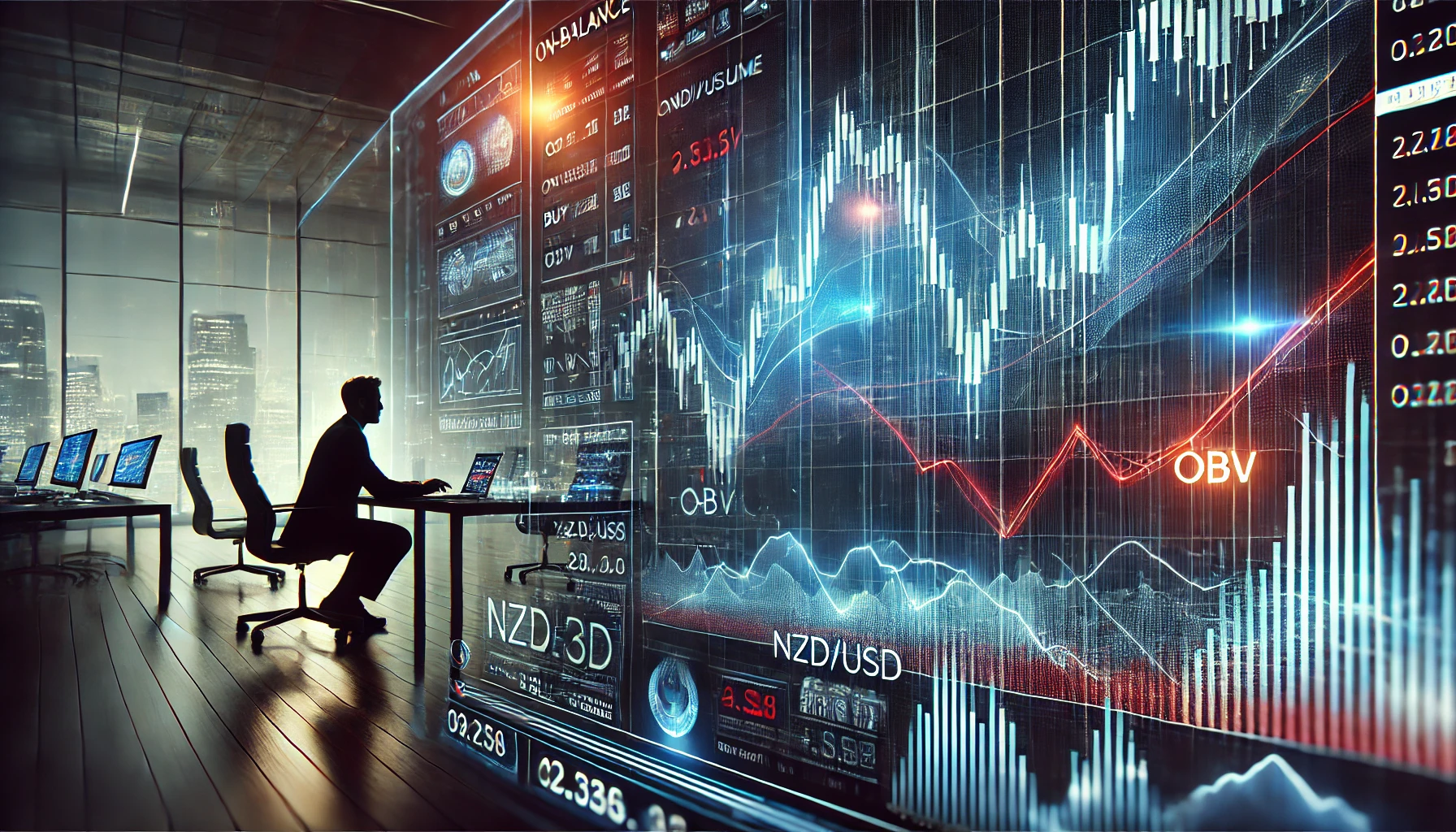 On-Balance Volume trading technique for NZD/USD