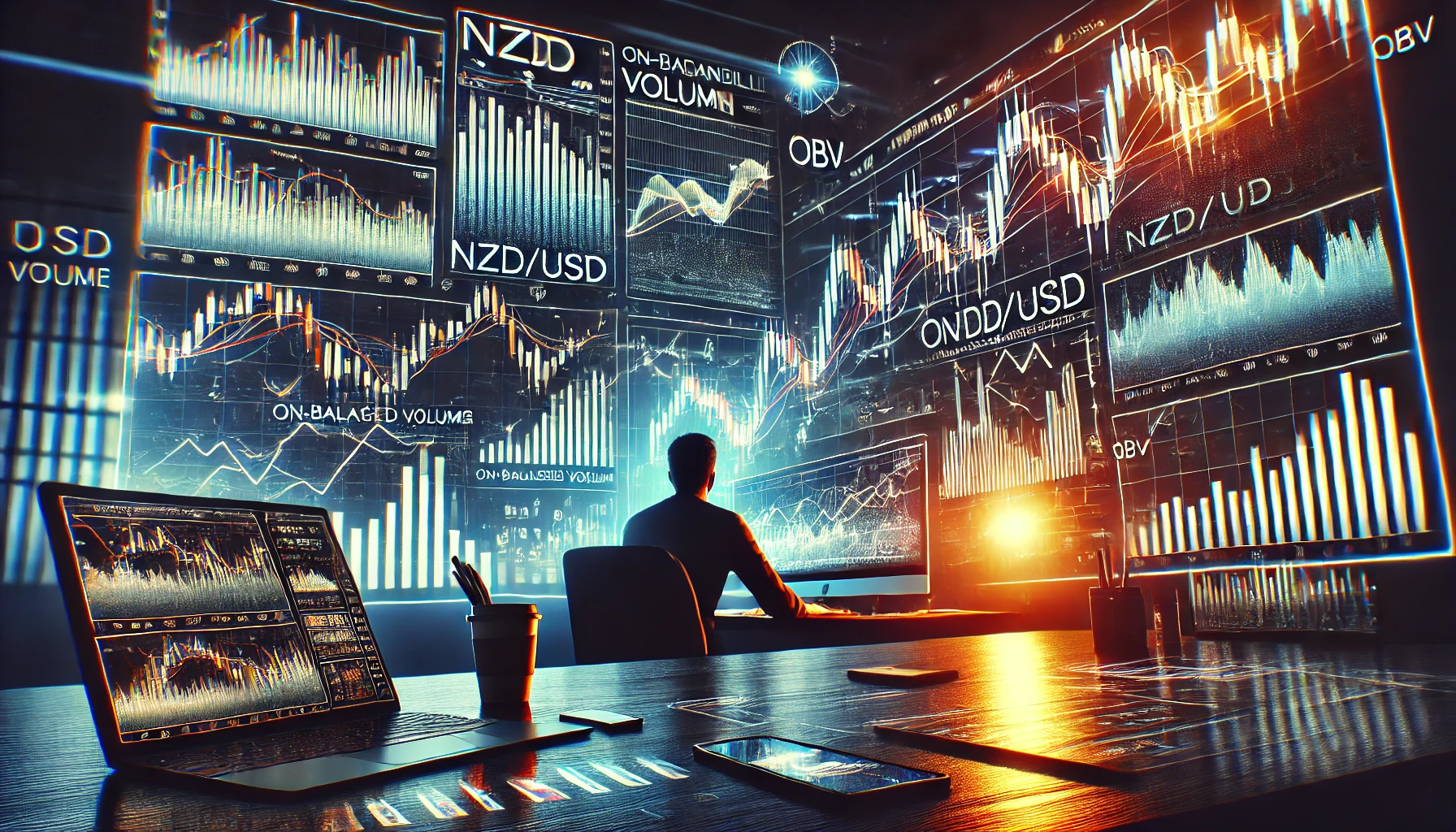 OBV trading technique for NZD/USD