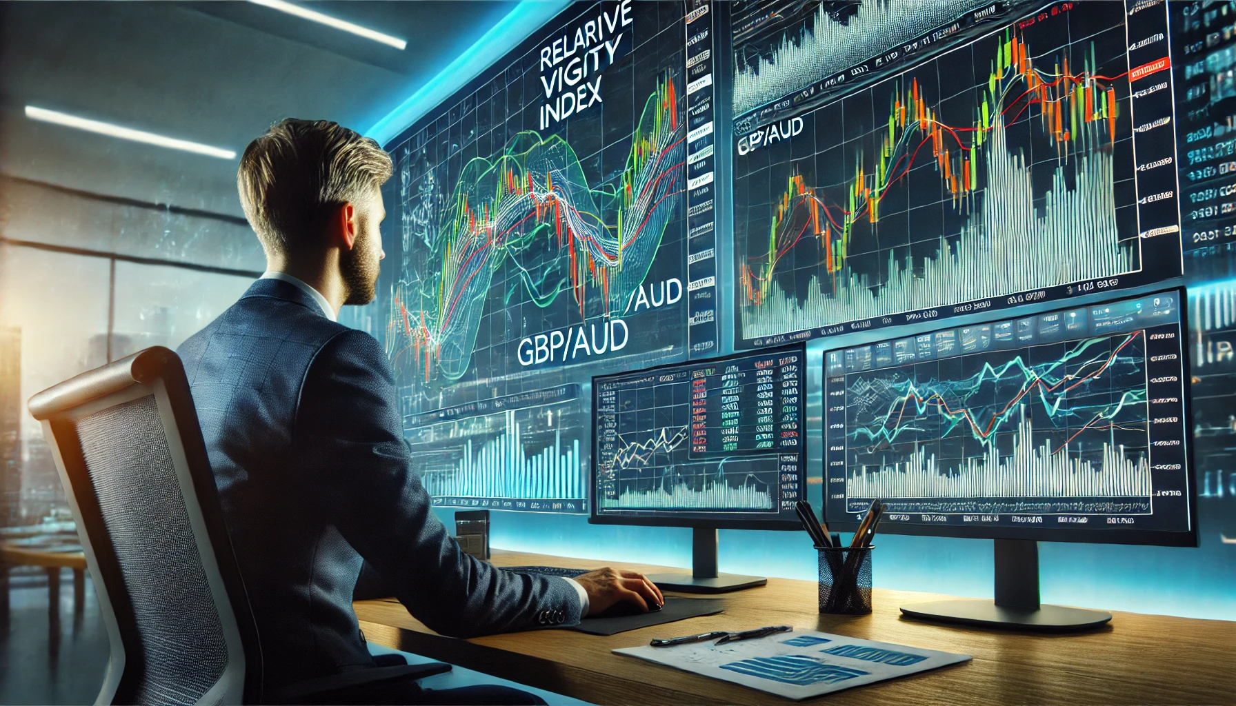Relative Vigor Index trading for GBP/AUD