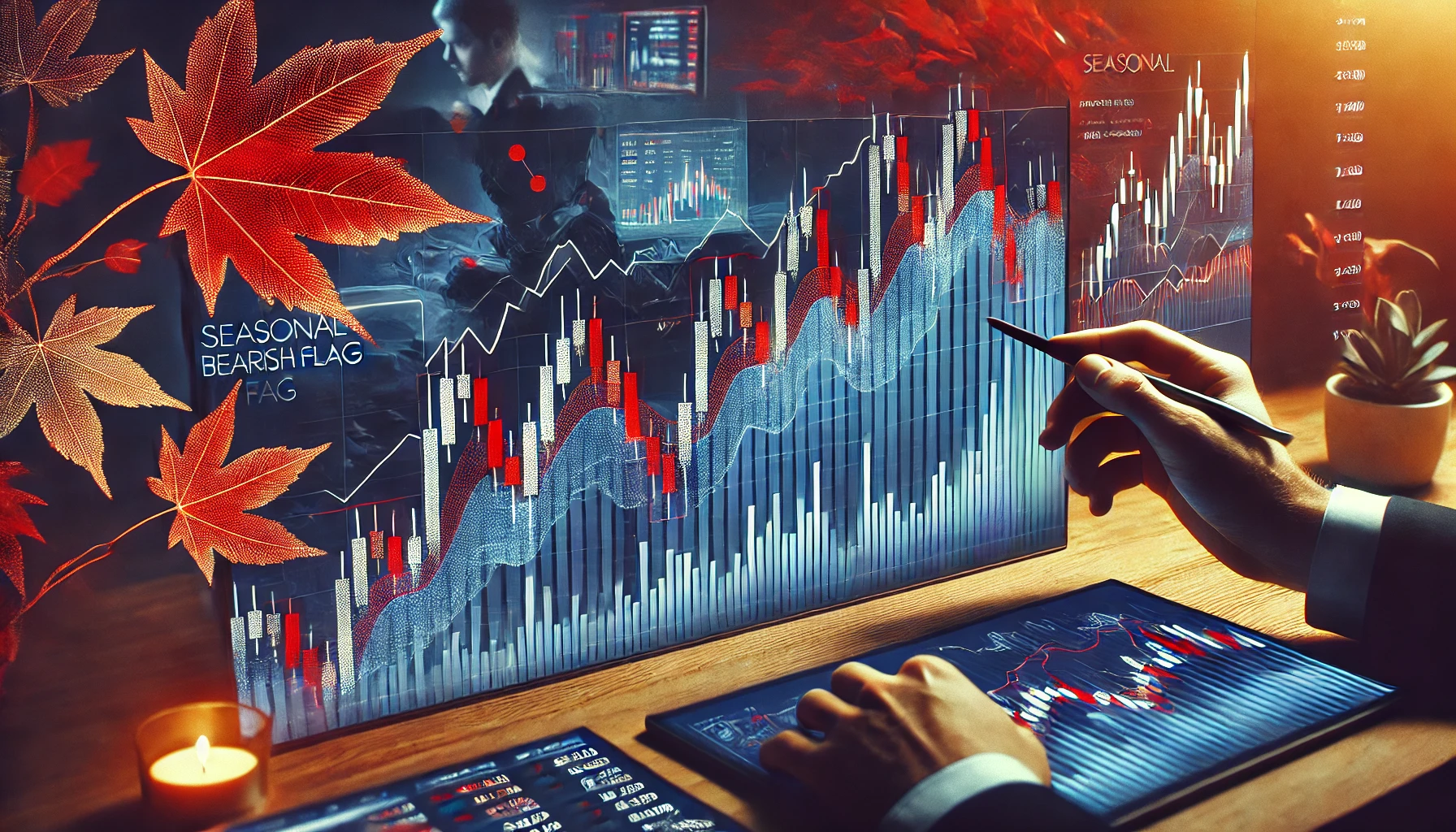 Seasonal bear flag trading