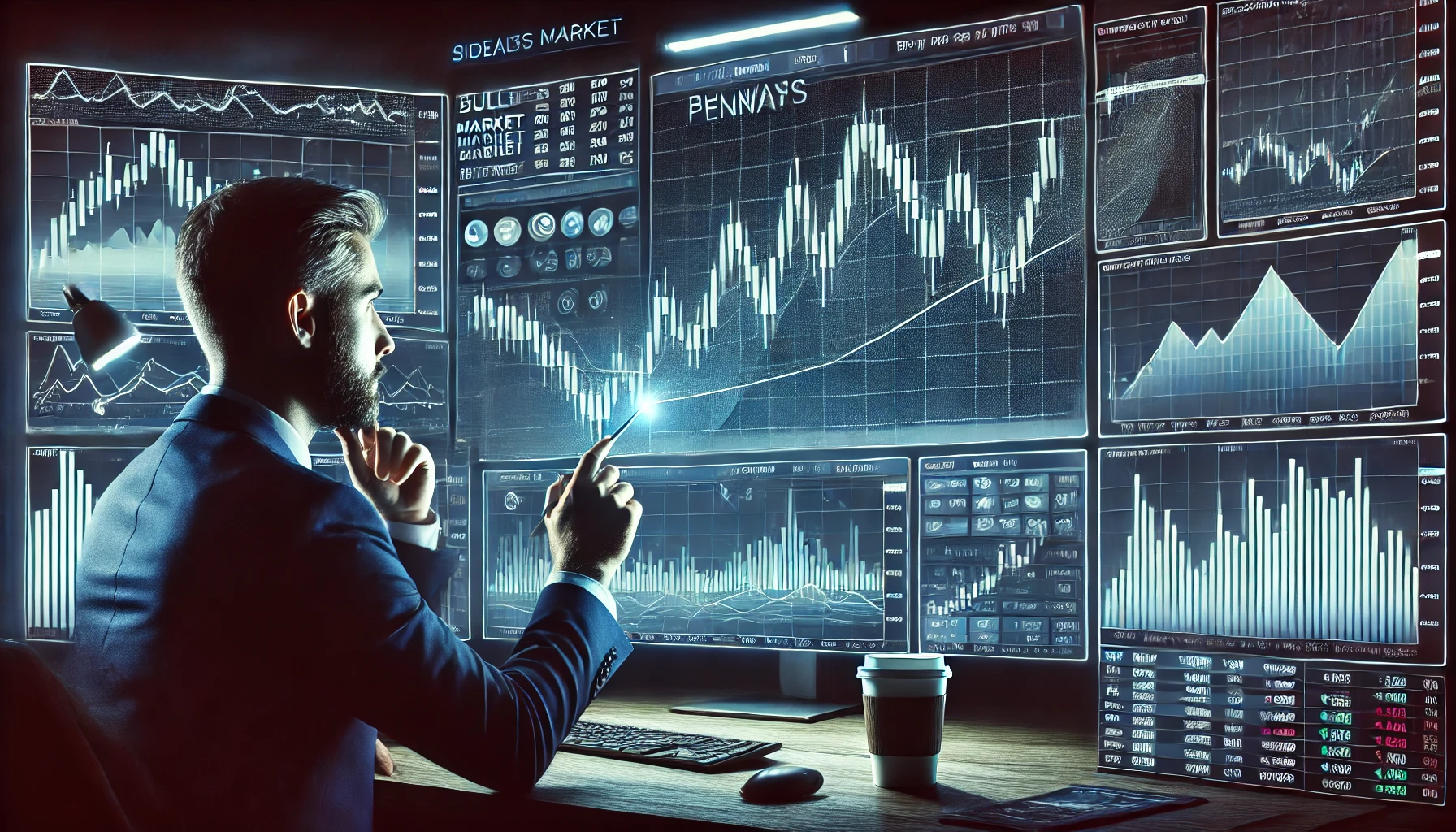 Bullish pennant breakout strategy