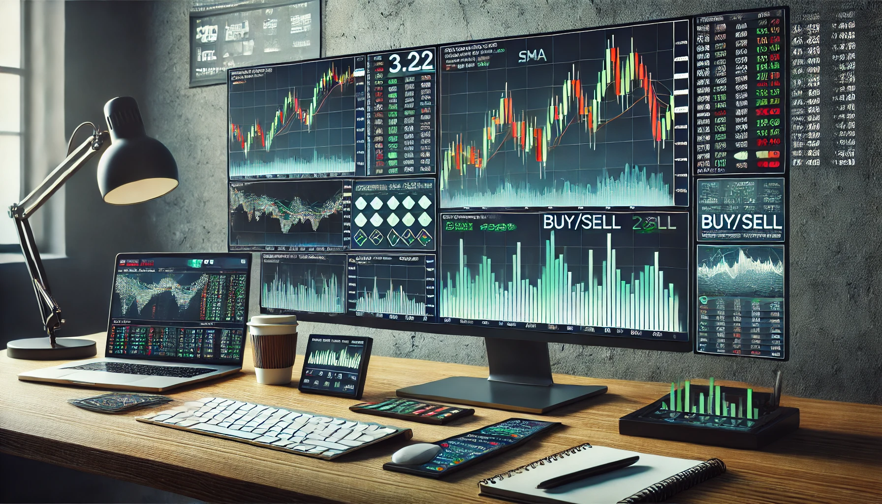SMA-based grid trading technique