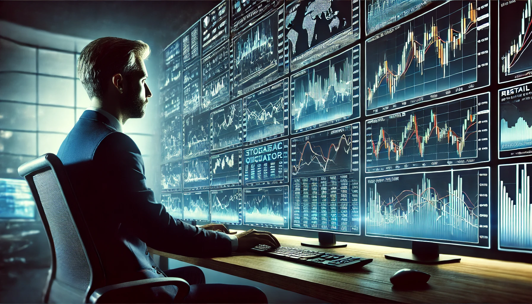 Stochastic Trading Technique with Retail Sales