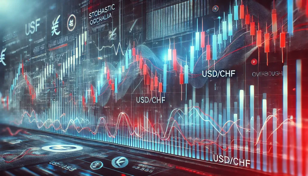 USD/CHF stochastic oscillator technique