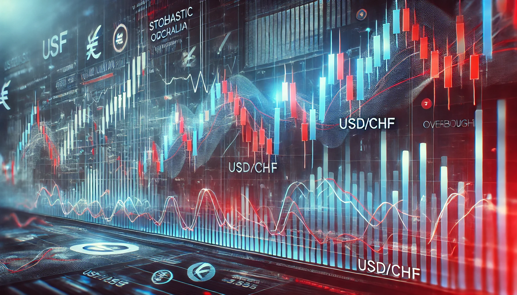 USD/CHF stochastic oscillator technique