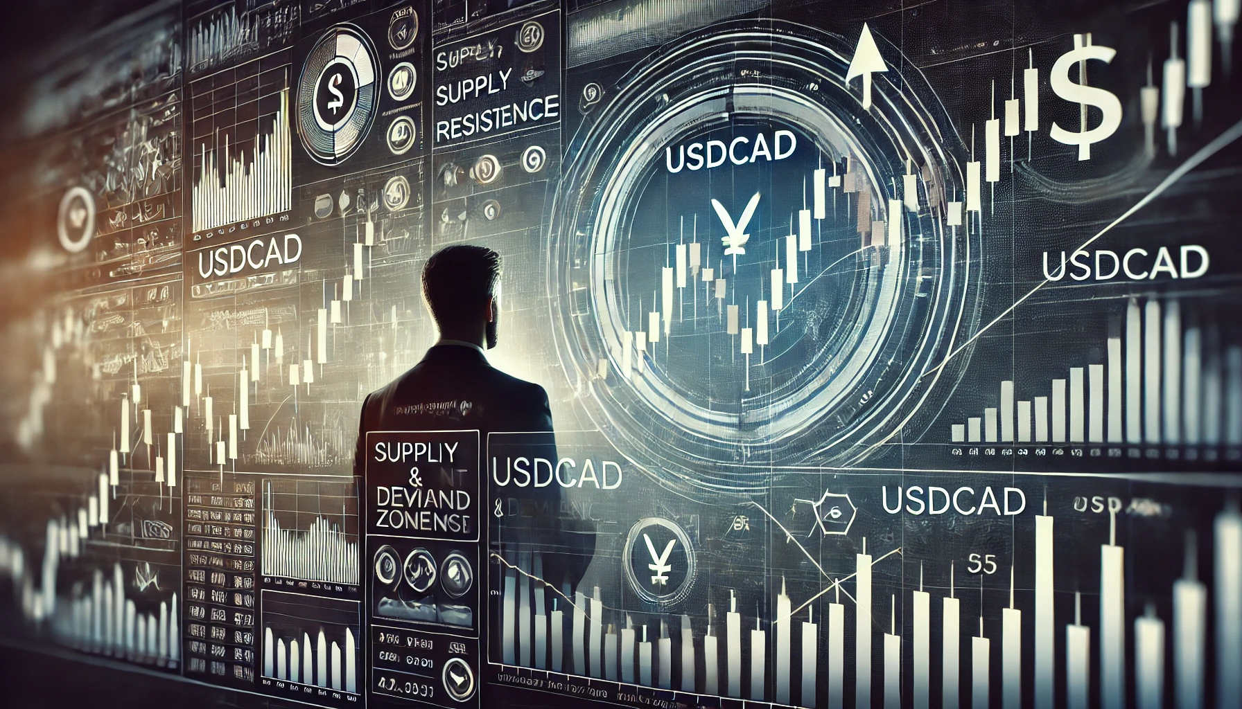 Trading USDCAD using supply and demand