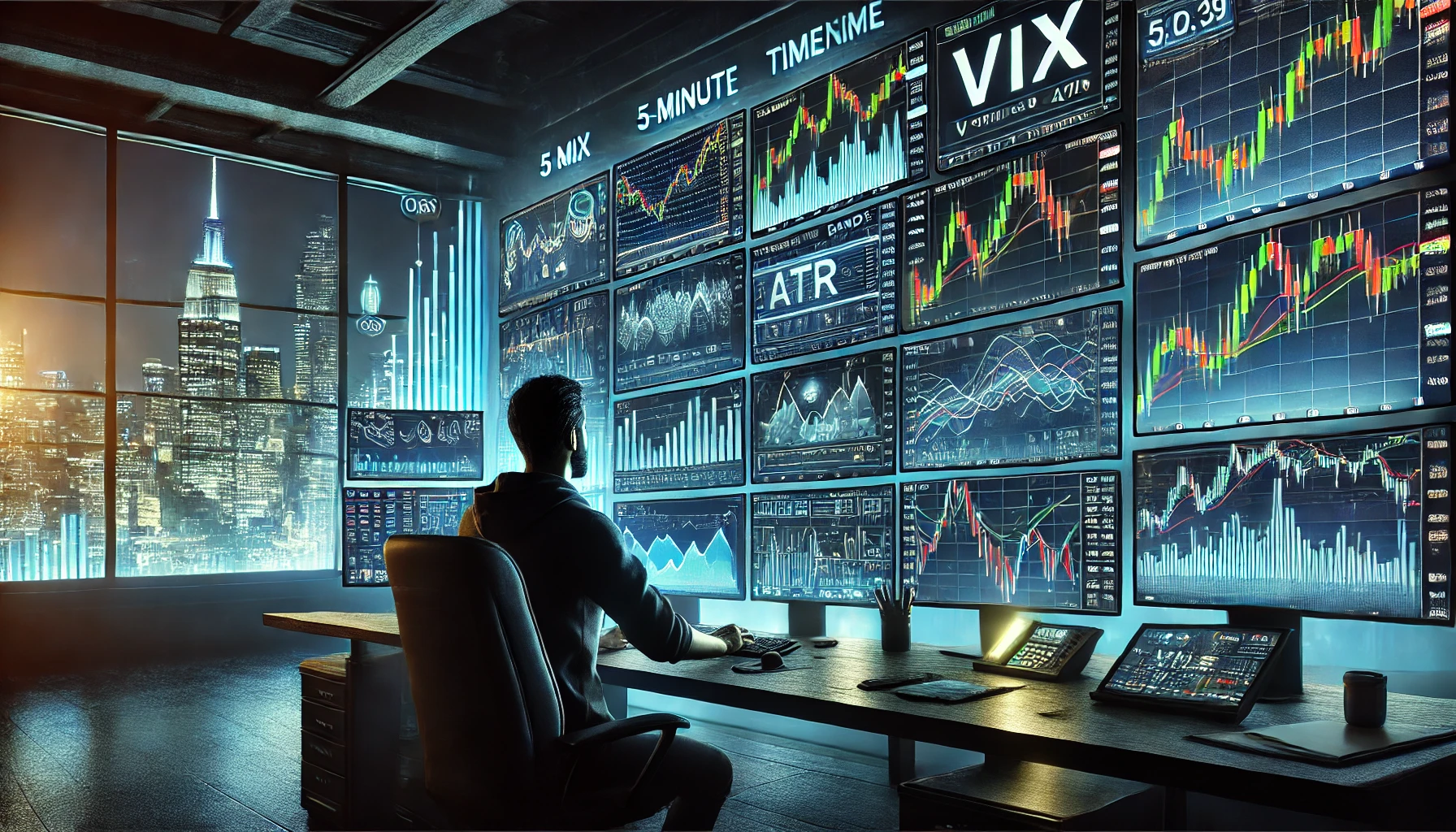 VIX Trading on a 5-Minute Chart