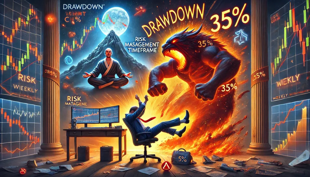 How to manage drawdown on weekly charts