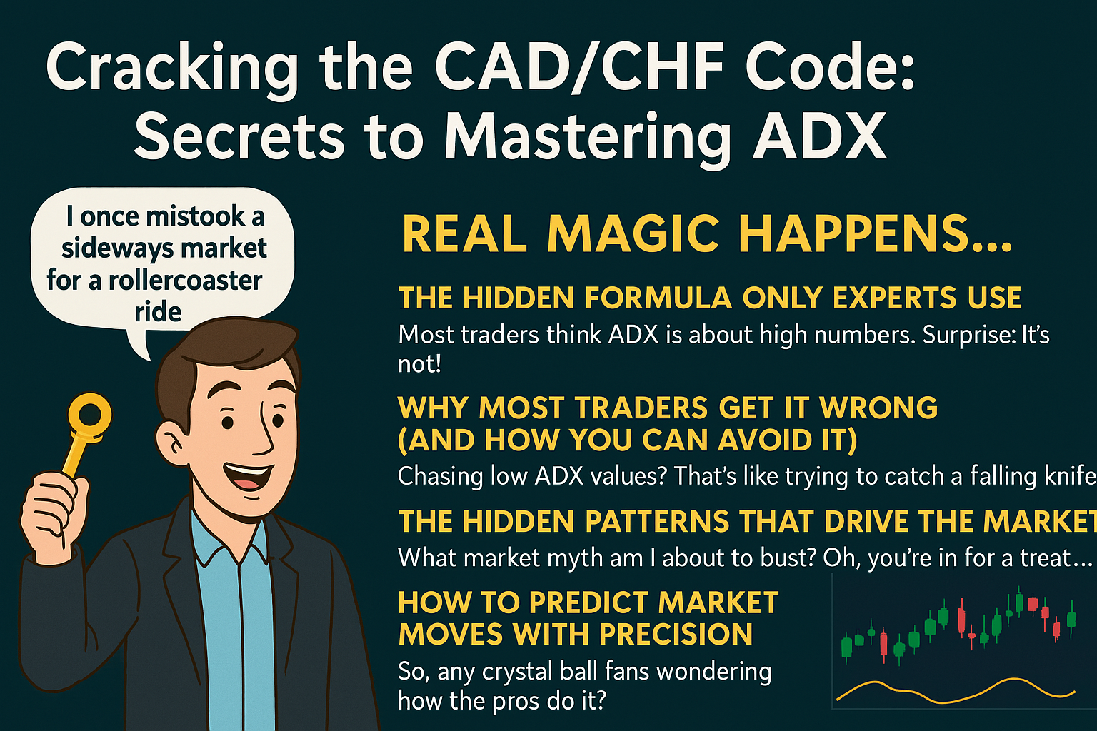 CADCHF trend trading with ADX