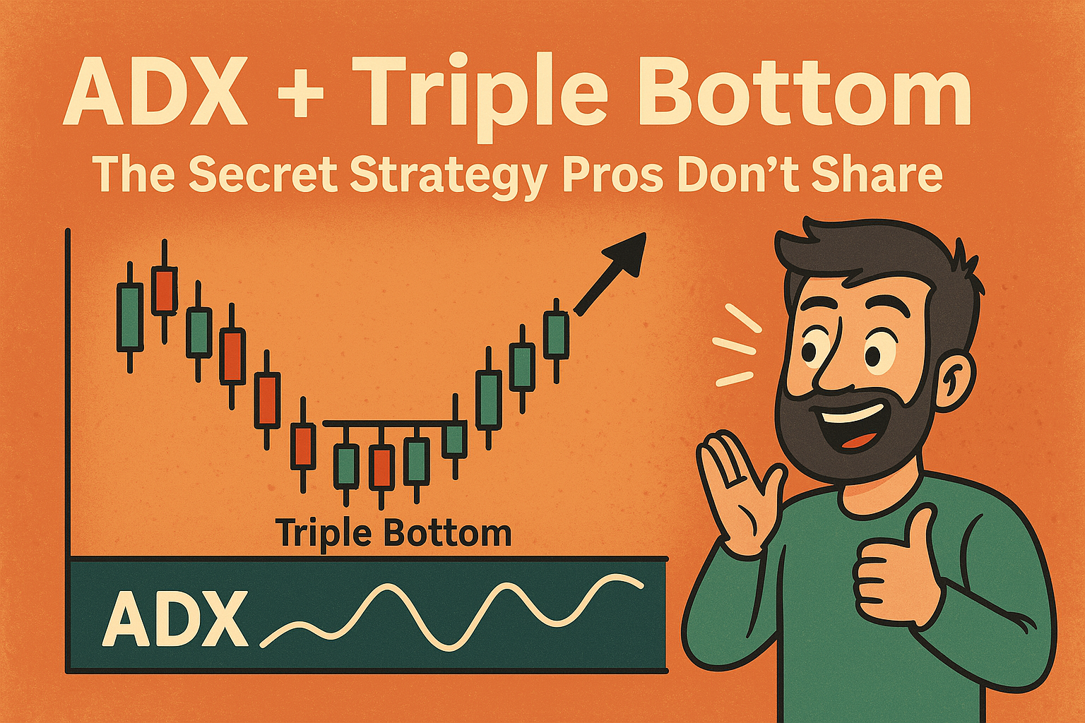 ADX confirmation for triple bottom breakout