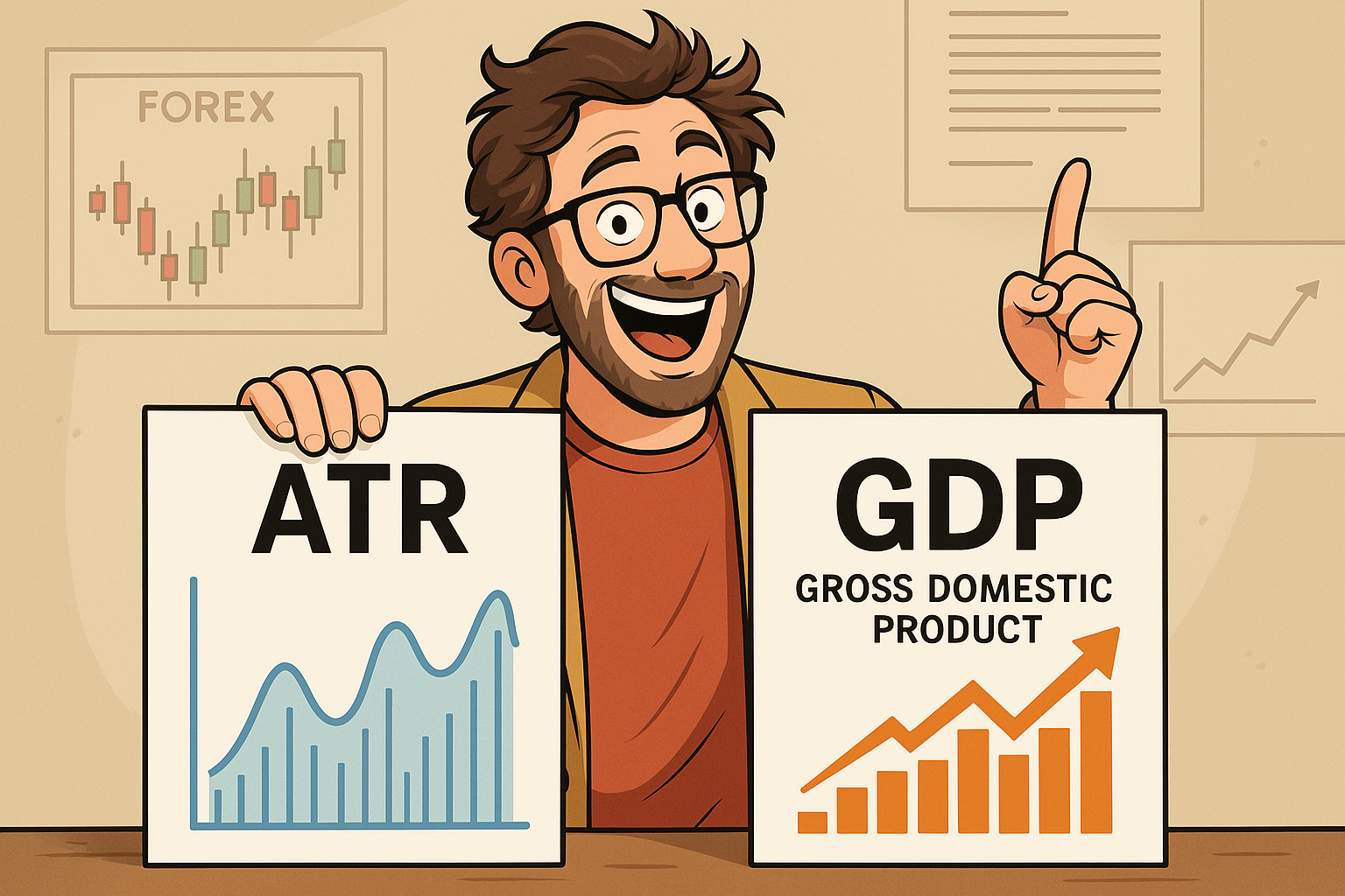 ATR-based trading with GDP indicators