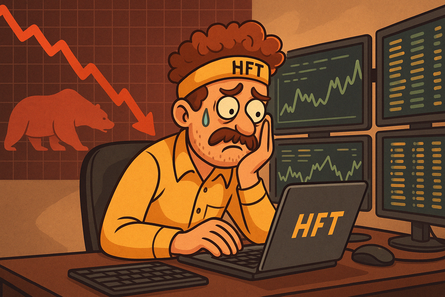 HFT tactics in bearish Forex trends