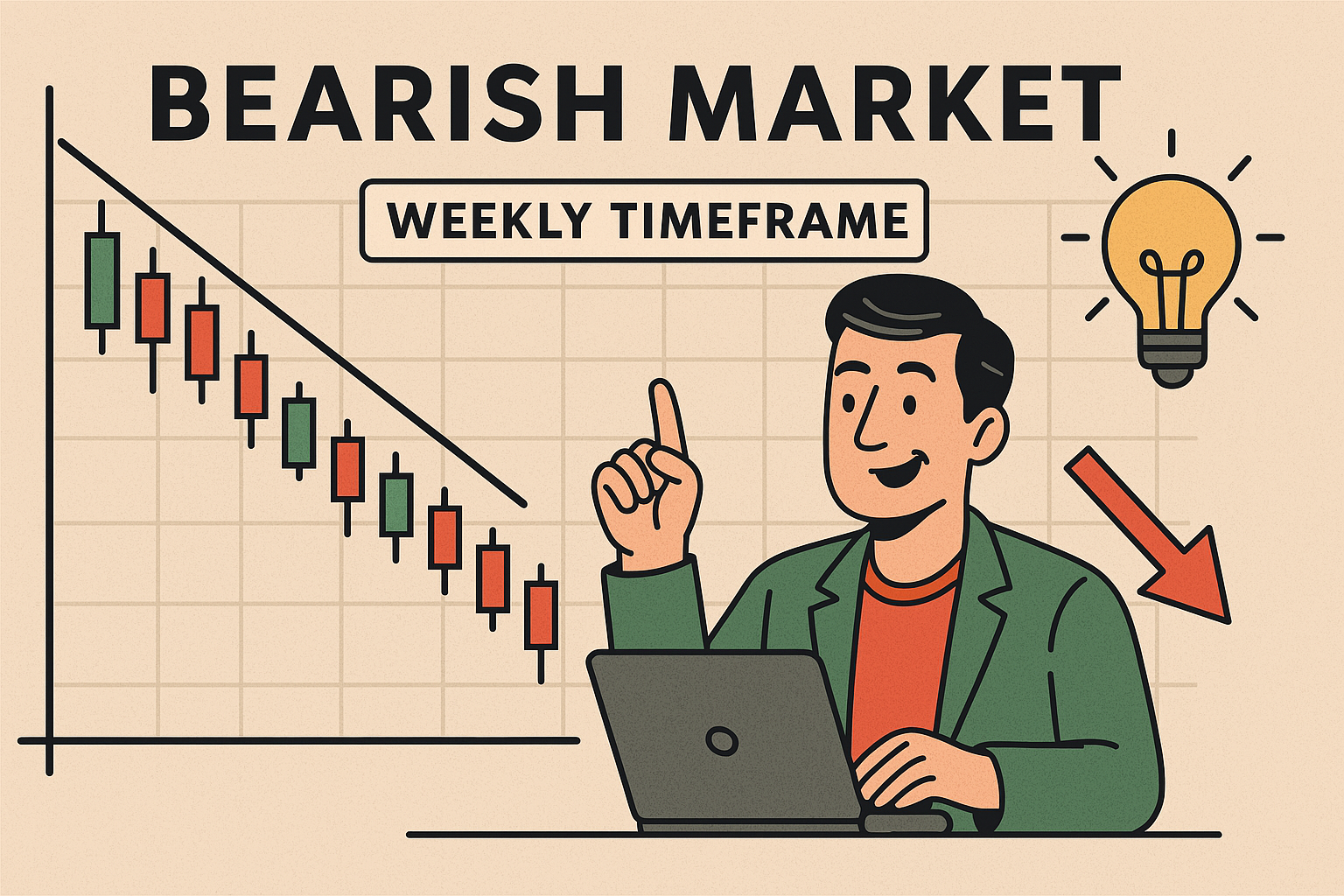 Weekly timeframe trading in a bearish market