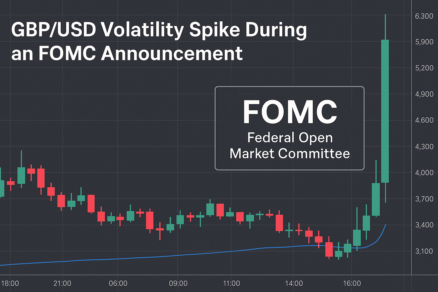 GBP/USD during Federal Open Market Committee meetings