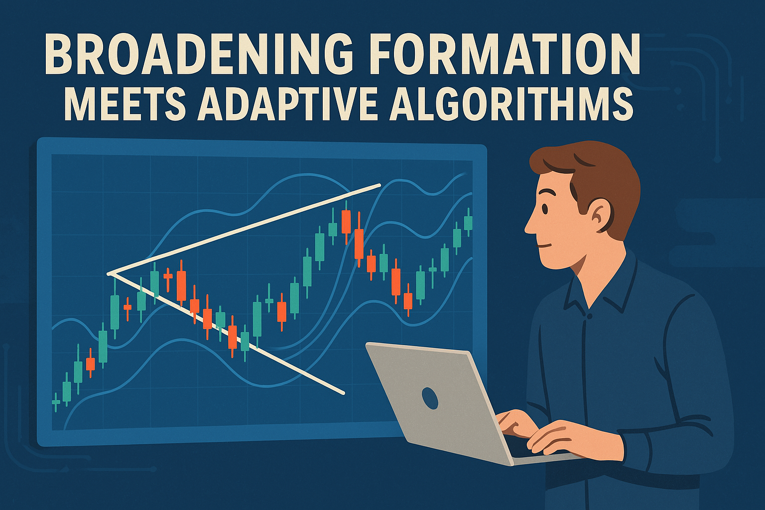 Adaptive trading strategy for broadening patterns