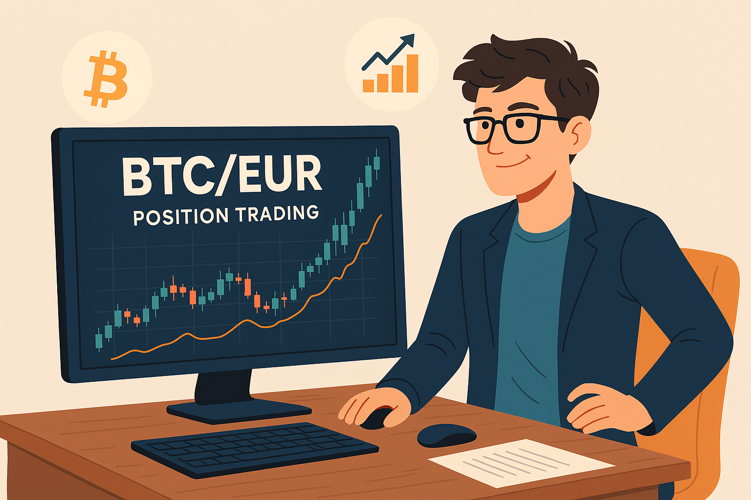 Position trading BTC to EUR