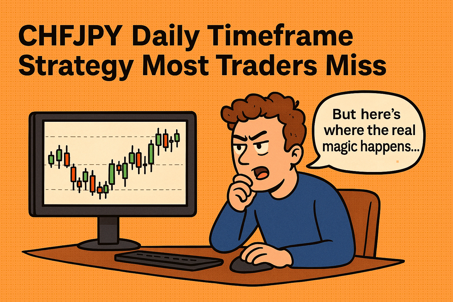 CHFJPY trading technique on daily chart