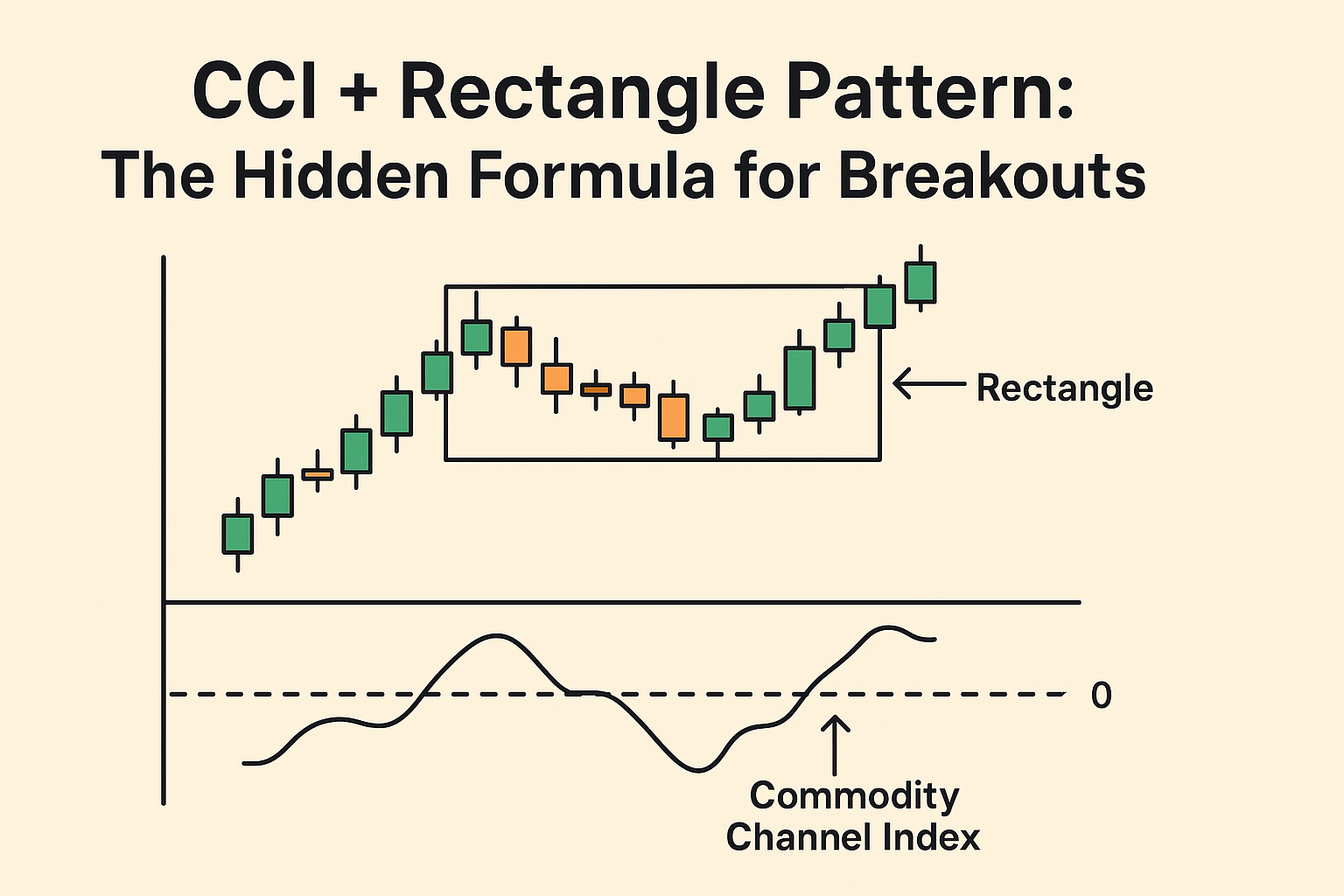 Rectangle pattern CCI breakout system