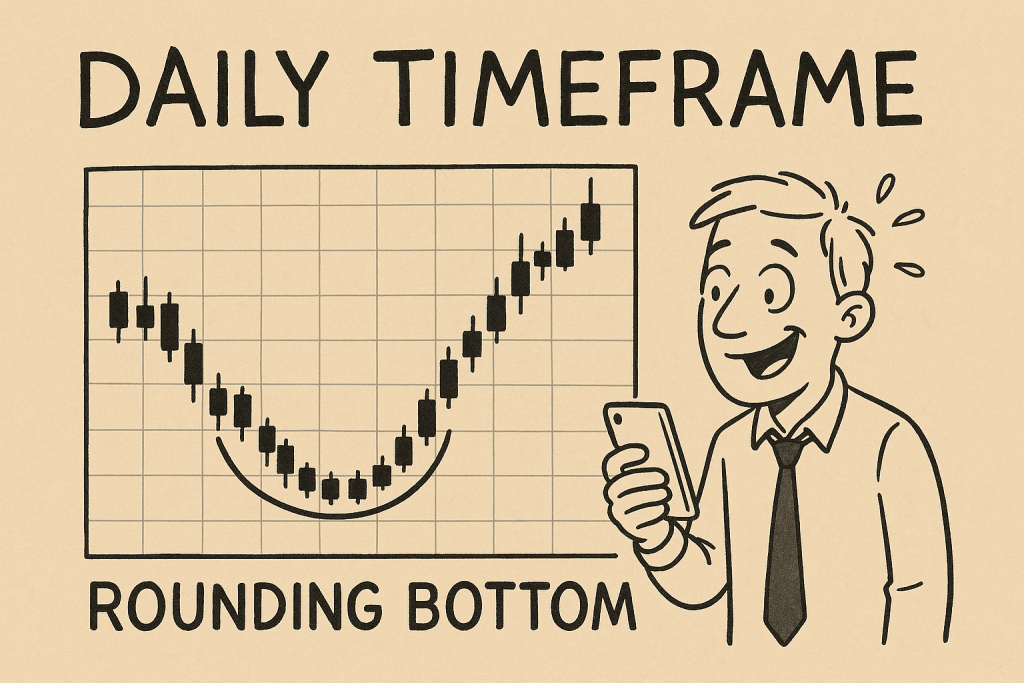 Rounding bottom Forex setup