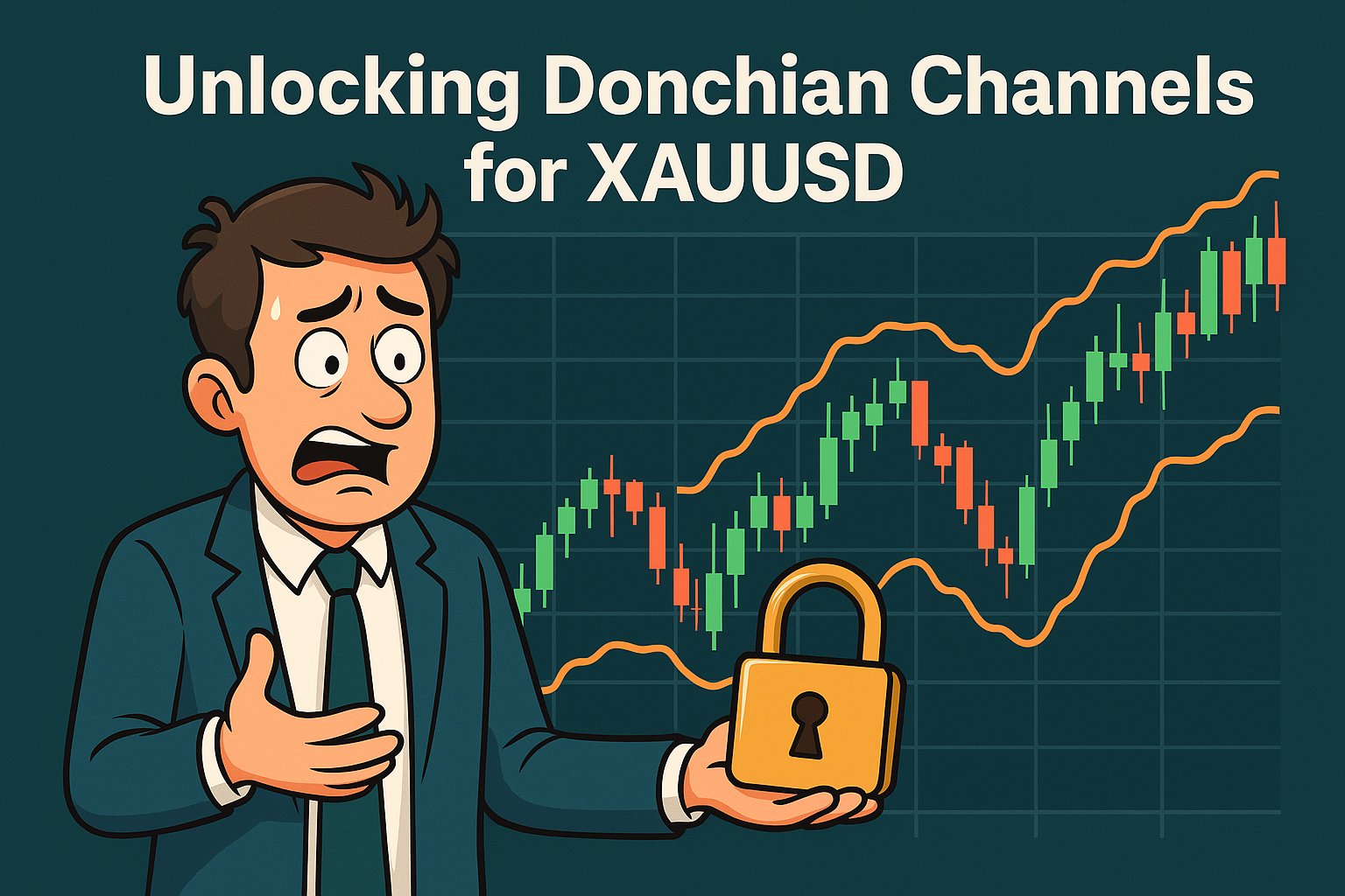 XAUUSD breakout technique using Donchian Channels