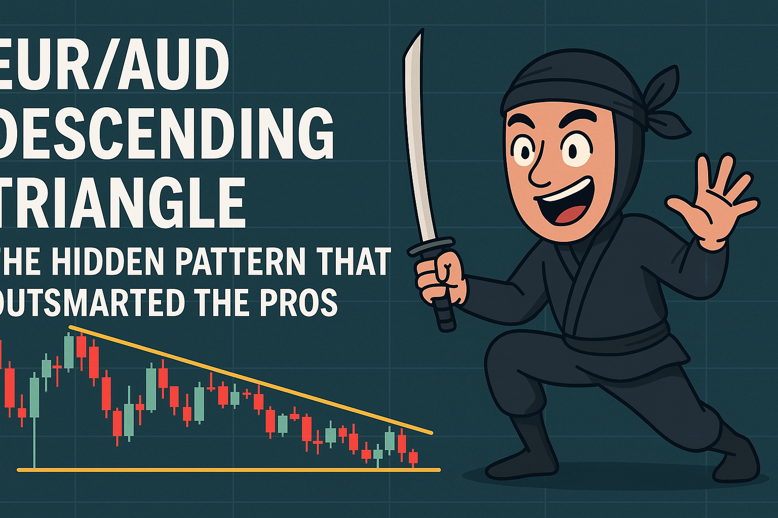 EURAUD triangle pattern trading