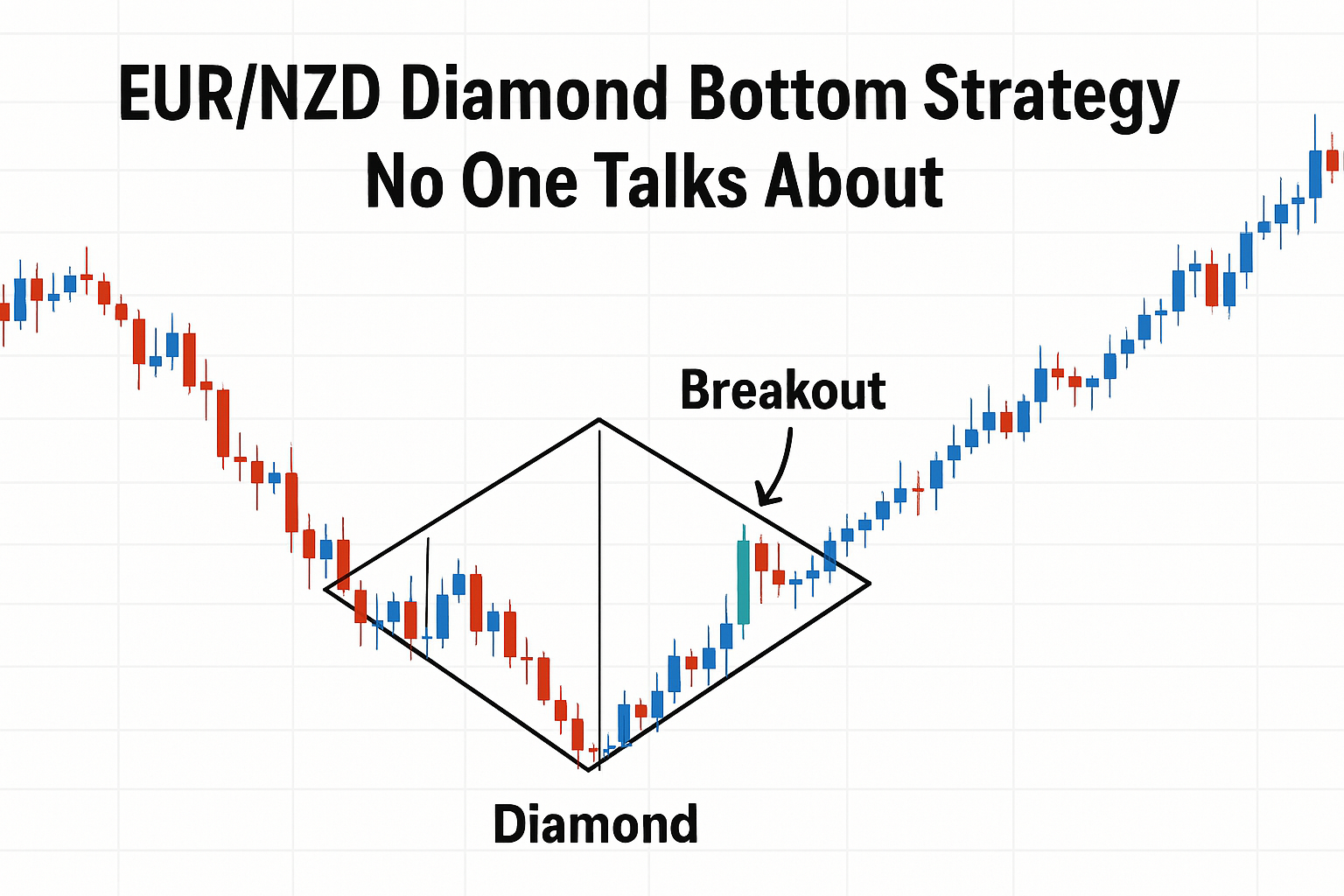 Trading diamond bottom on EUR/NZD