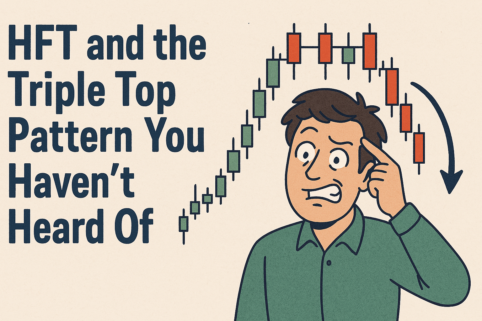 Triple top pattern in high-frequency trading