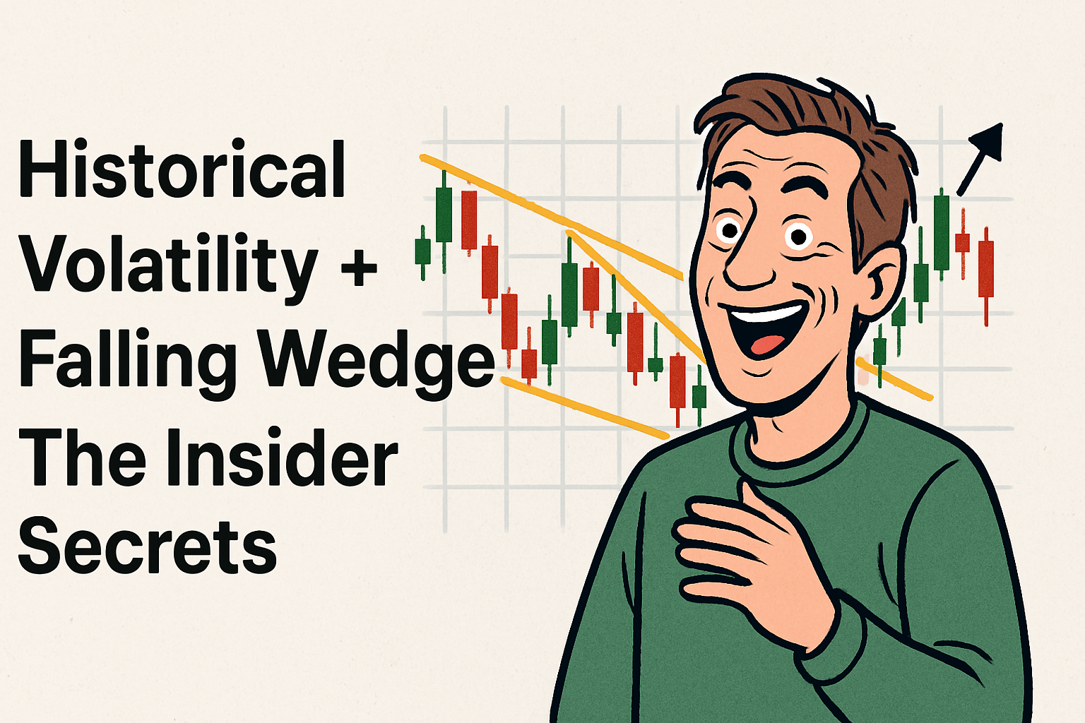 how to trade falling wedges during low volatility
