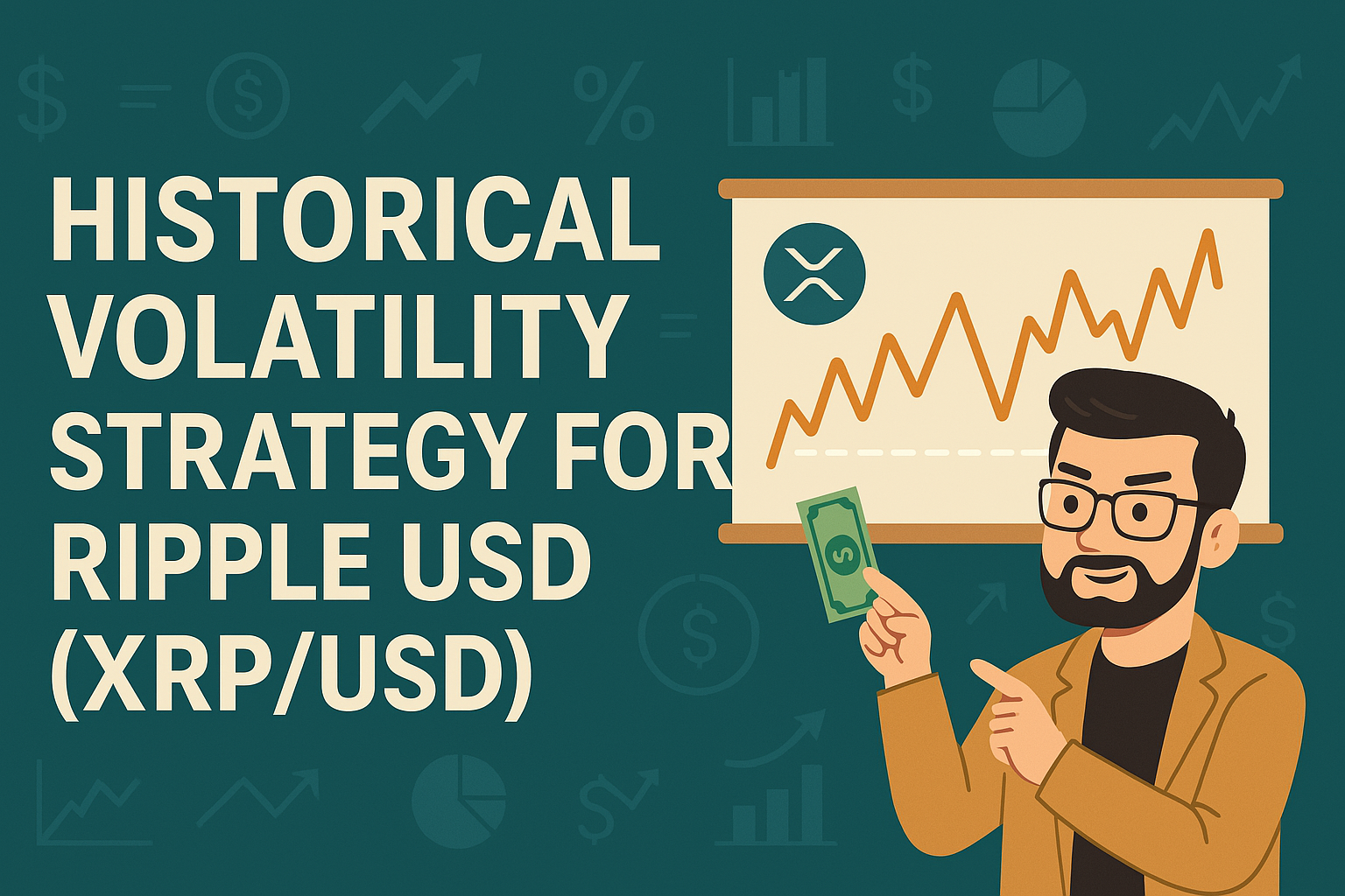XRP/USD trading using historical volatility