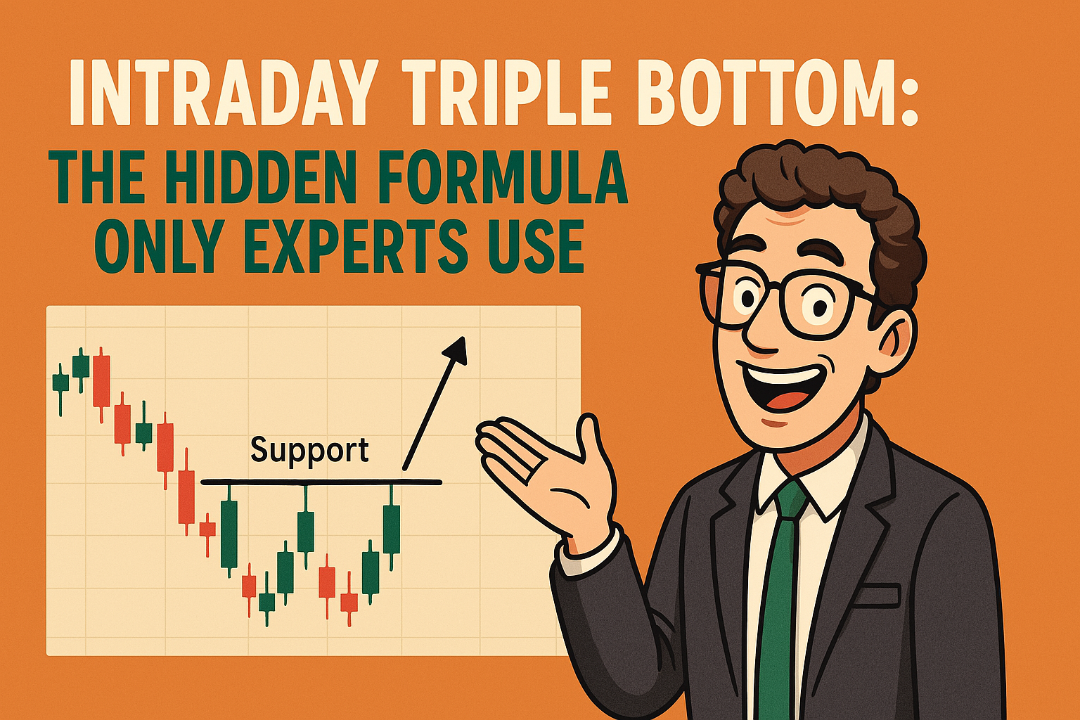 Triple bottom setup for day traders
