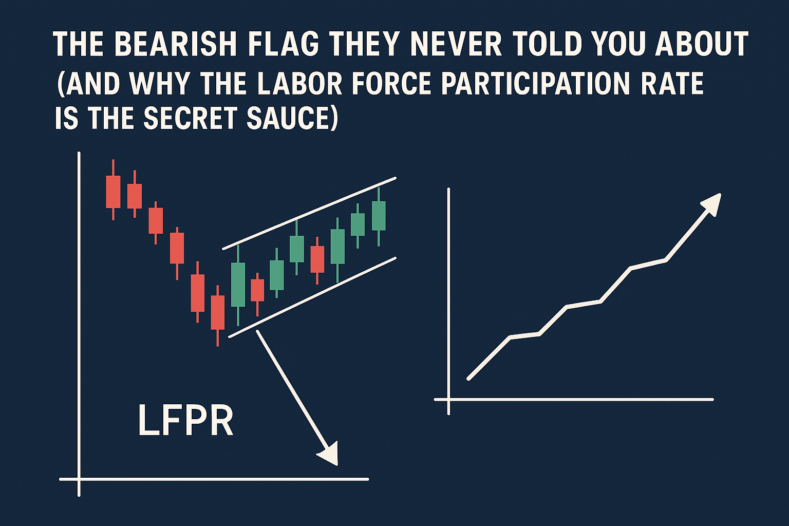 How LFPR affects bearish flag patterns