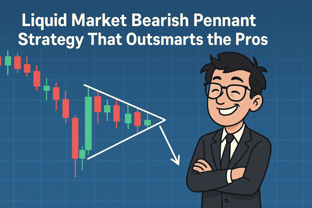 liquid-market-bearish-pennant-strategy