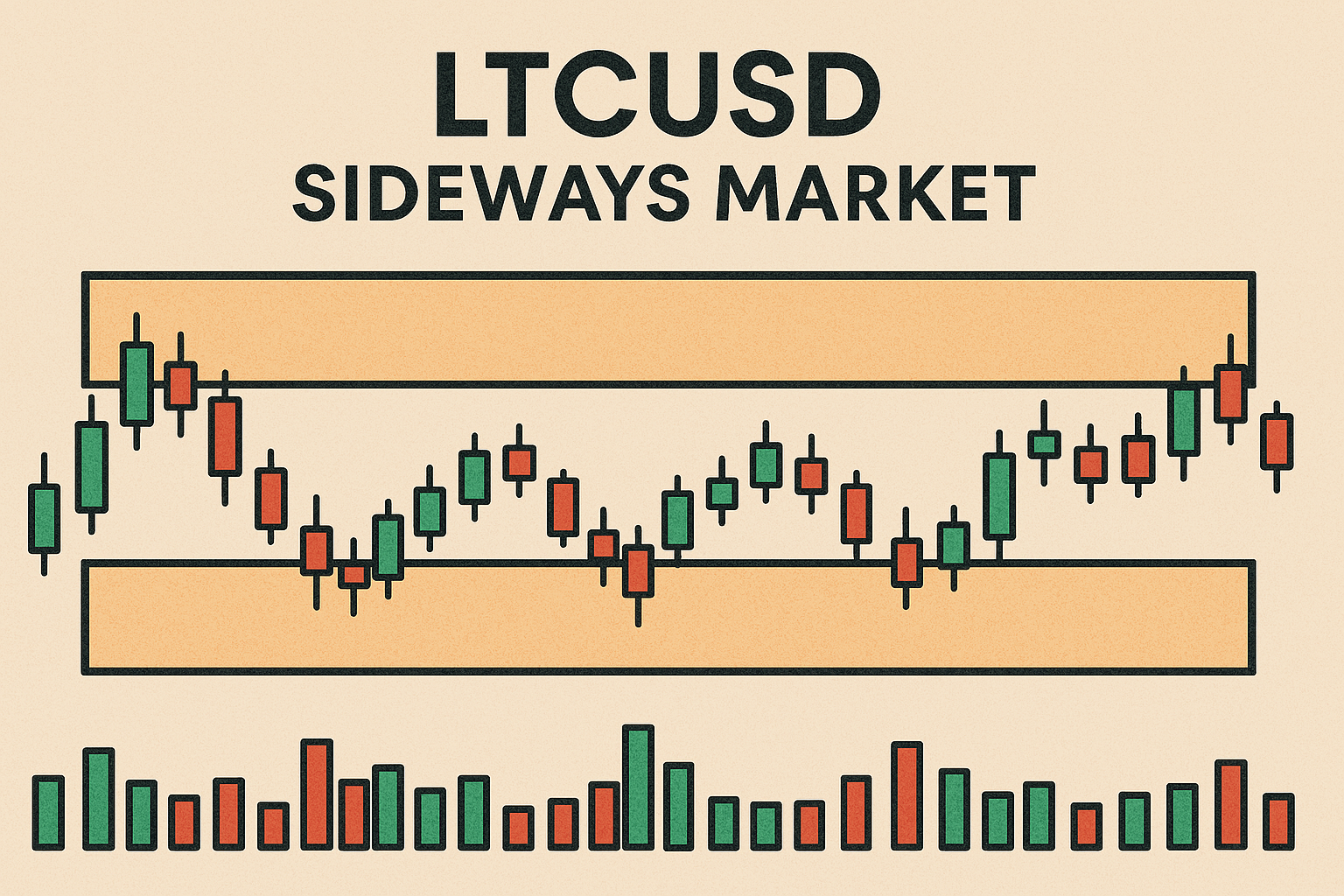 How to trade LTCUSD in flat market conditions