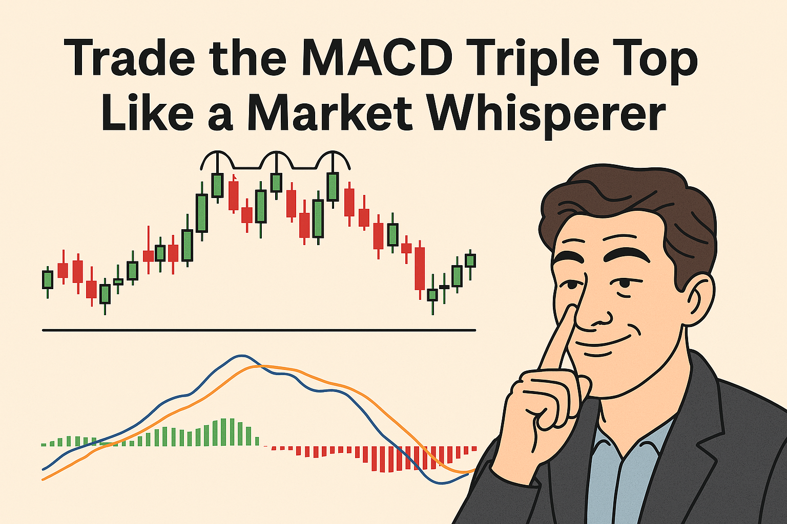 Moving average convergence divergence triple top technique