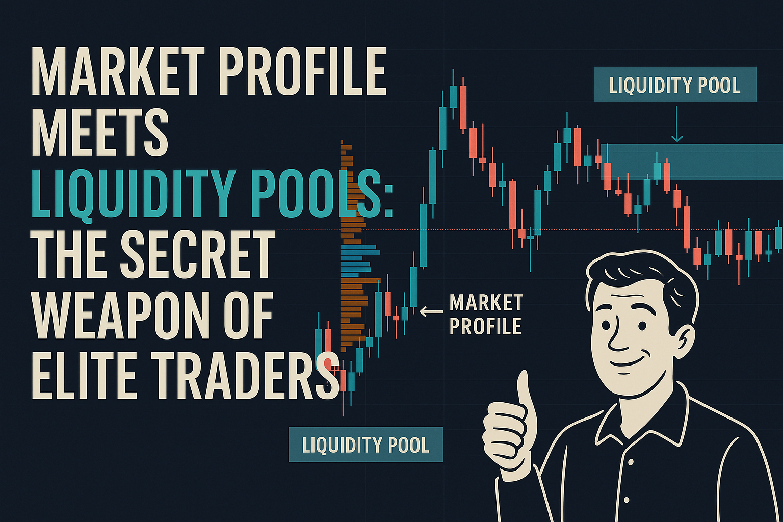 How to trade liquidity pools using market profile