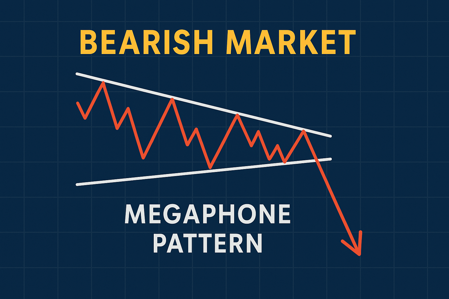 Bearish megaphone trading strategy