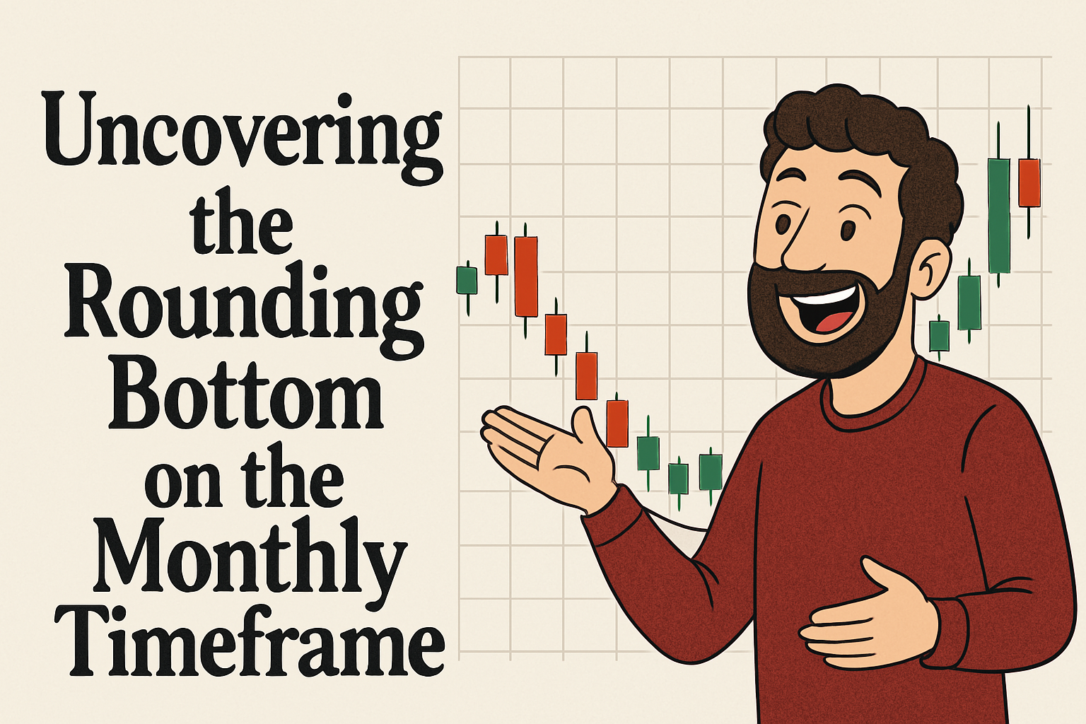 Monthly chart rounding bottom pattern