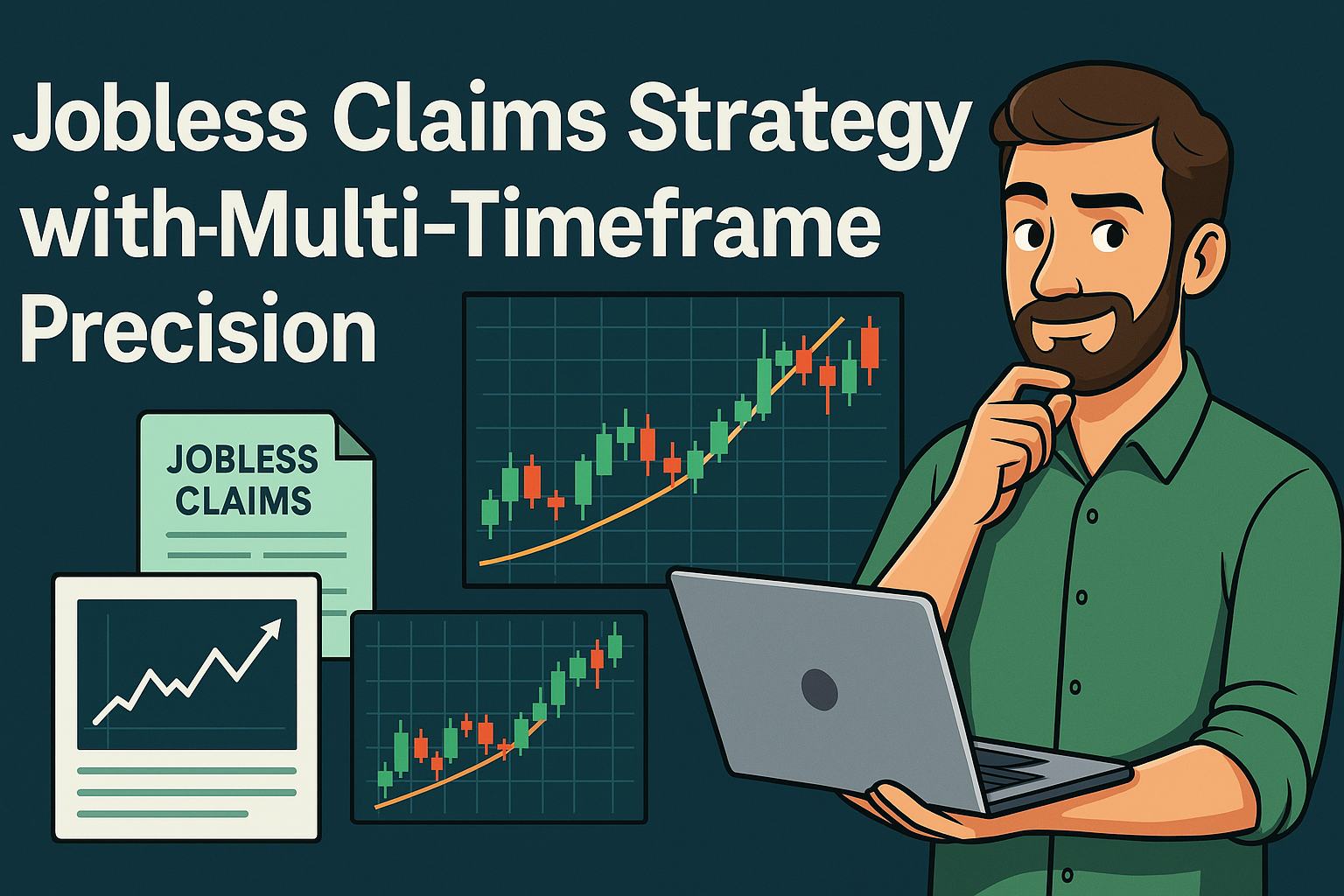 Multi-Timeframe trading during jobless claims